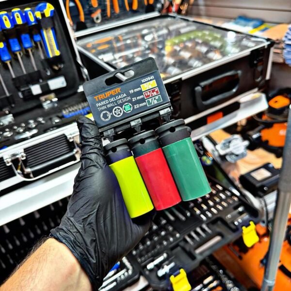 TRUPER JUEGO 3 TUBOS PULGADAS CON PROTECCION