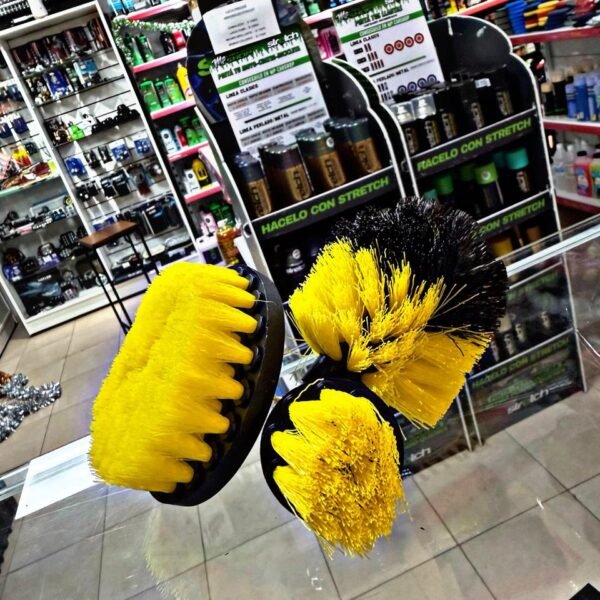 KIT CEPILLO PARA TALADRO X3 AMARILLO MPCT