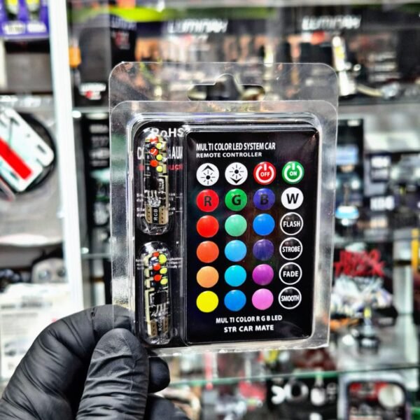 KIT LED T10 RGB SILICONADO MPCT