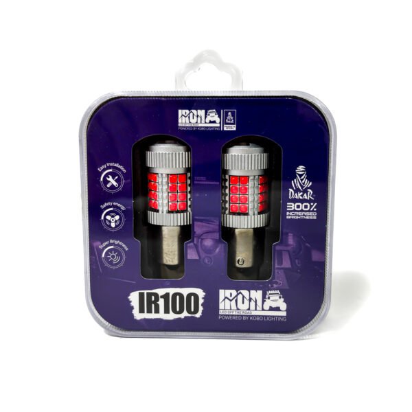 LED SEÑALIZACION IRON 1156/1141 P21W ROJO 40 LED