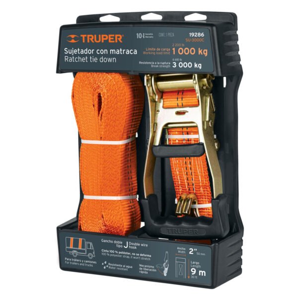 TRUPER ESLINGA C/CRIQUE 9MT 3TN