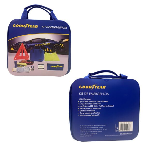 GOODYEAR KIT EMERGENCIA EN BOLSO 8 PCS