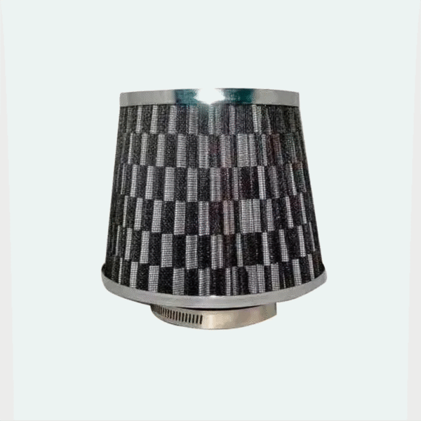 FILTRO DE AIRE CONICO 76MM GRIS CARBONO