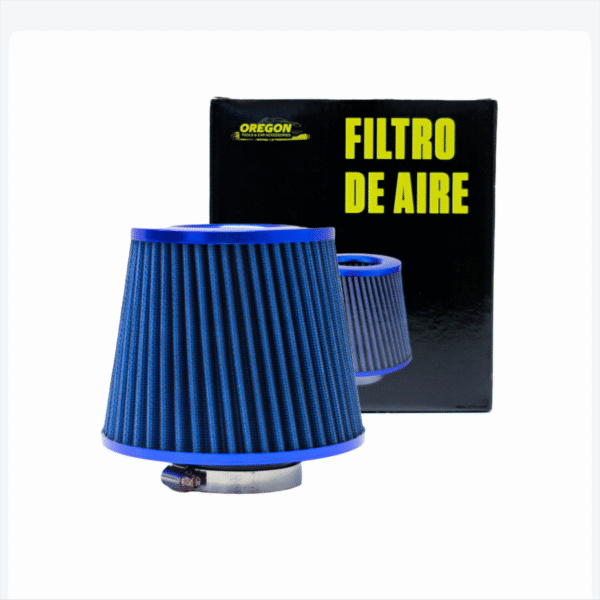 FILTRO DE AIRE CONICO 76MM AZUL