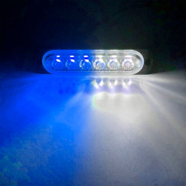 FARO LED PARA PARRILLA AZUL Y BLANCO