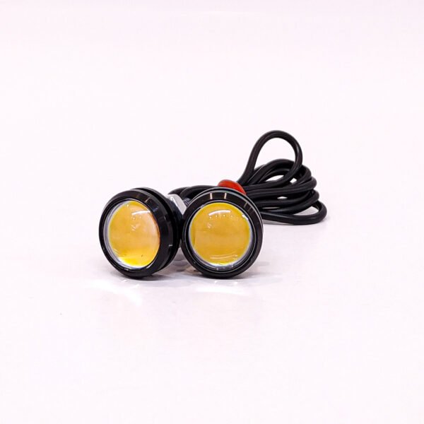 LED COB JUEGO X2 MINI AMBAR ROSCA