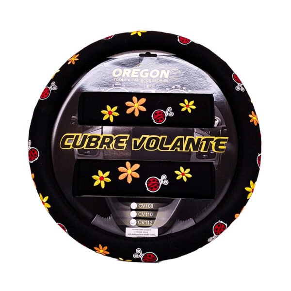 CUBRE VOLANTE OREGON MARIPOSAS