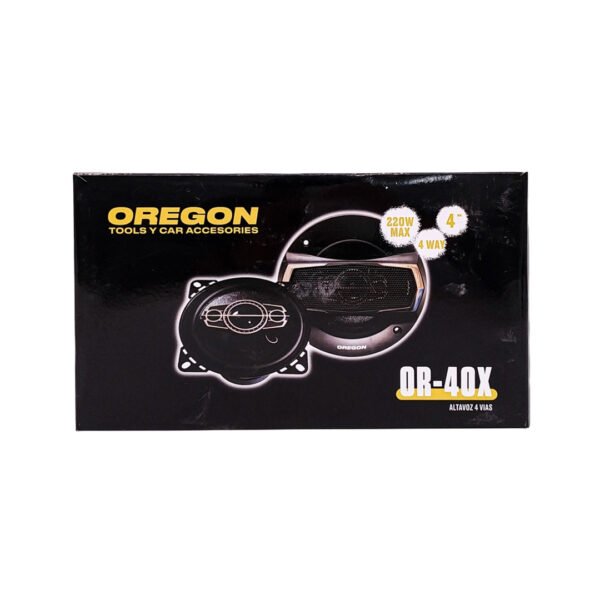JUEGO PARLANTES OREGON COAXIALES 4" 220W