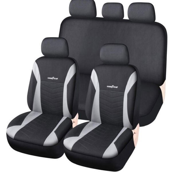 FUNDA ASIENTO GOOD YEAR NEGRO C/GRIS
