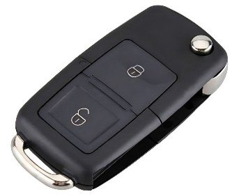 CARCASA LLAVE VW 2 BOTONES NAVAJA