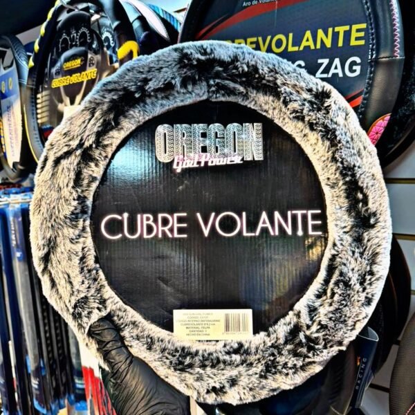 CUBRE VOLANTE OREGON PLUSH GRIS COMPLETO