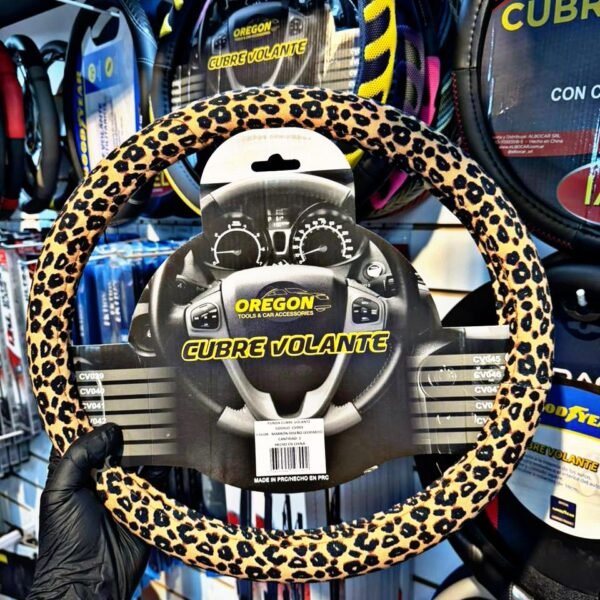 CUBRE VOLANTE OREGON LEOPARDO