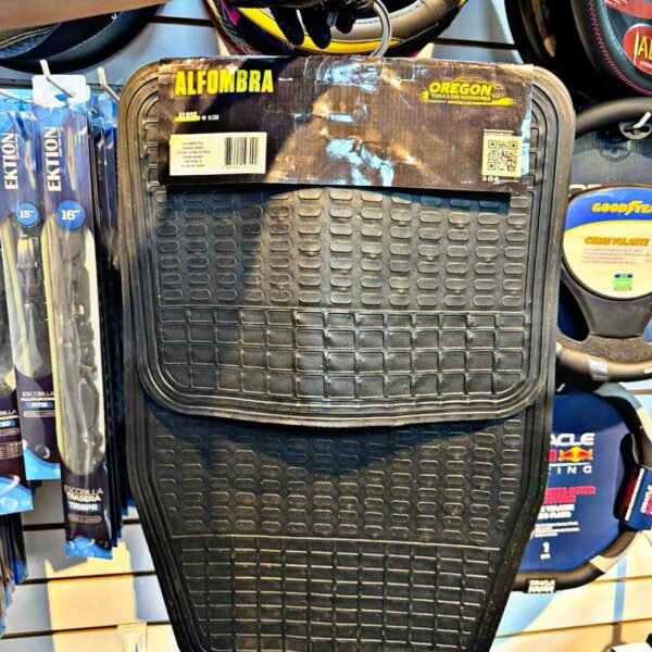 CUBRE ALFOMBRA PVC OREGON 3 PIEZAS NEGRO