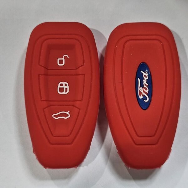 CUBRE LLAVE SILICONA FORD MONDEO/KUGA NAVAJA ROJO