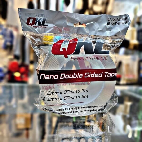 CINTA DOBLE FAZ 50MM X 2MM X 3MTS QKL