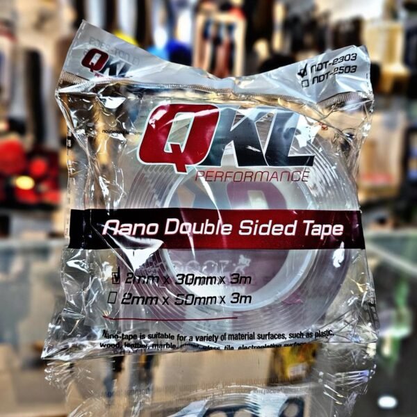 CINTA DOBLE FAZ 30MM X 2MM X 3MTS QKL