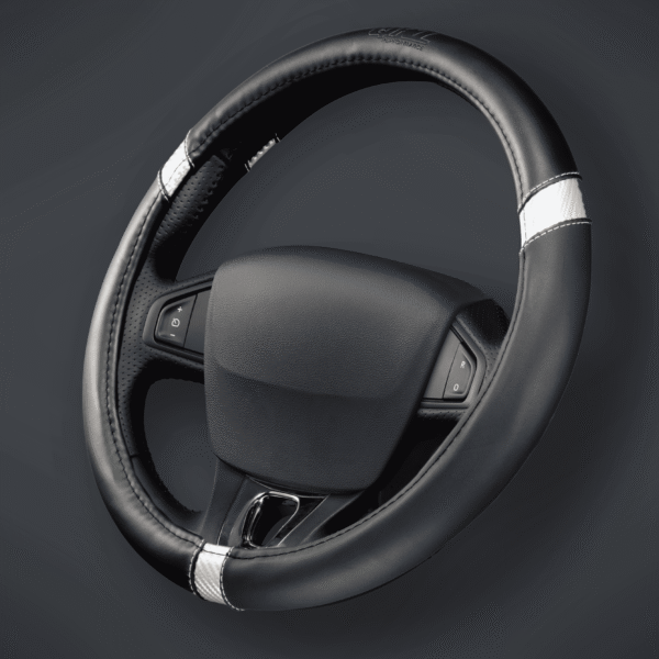 CUBRE VOLANTE QKL NEGRO/CARBON/BLANCO