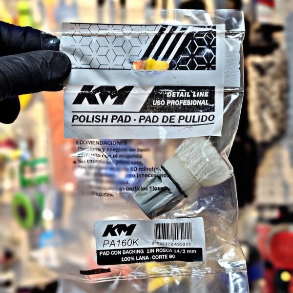 PAD KM CON BACKING 100% LANA CORTE 90  1"