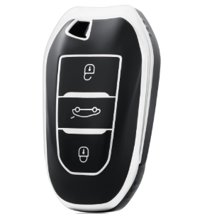 CUBRE LLAVE TPU PEUGEOT - 3 BOTONES PRESENCIA