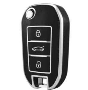 CUBRE LLAVE TPU PEUGEOT / CITROEN - 3 BOTONES NAVAJA
