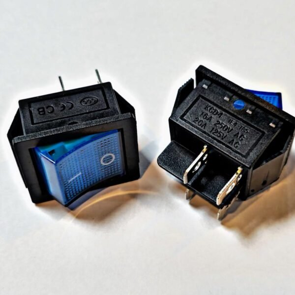 DIVAIO TECLA GRANDE AZUL 12-24V 3PIN