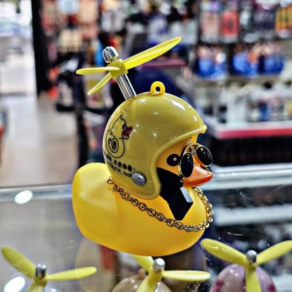 PATITO AMARILLO CASCO AMARILLO C/PATITO C/HELICE