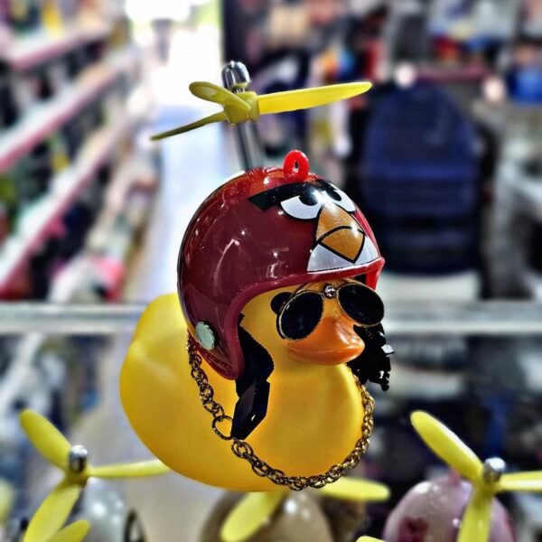 PATITO AMARILLO CASCO ROJO ANGRY BRIDS C/HELICE