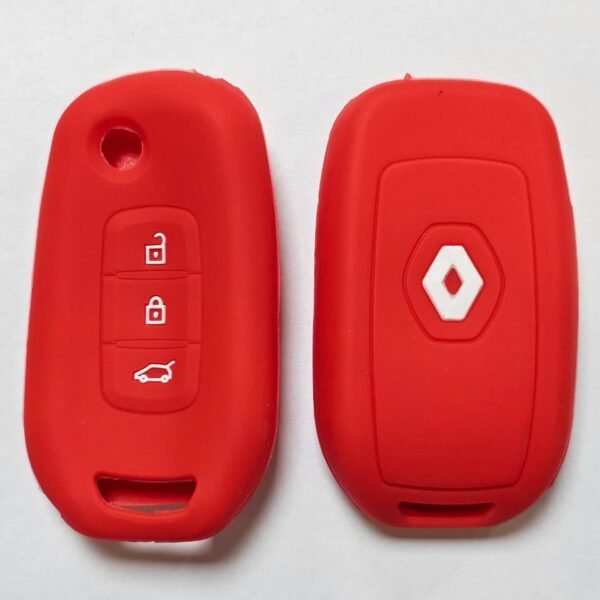 CUBRE LLAVE SILICONA RENAULT KWID ROJO