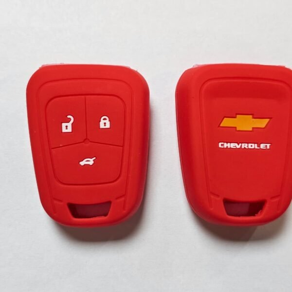 CUBRE LLAVE SILICONA CHEVROLET PRISMA ROJO
