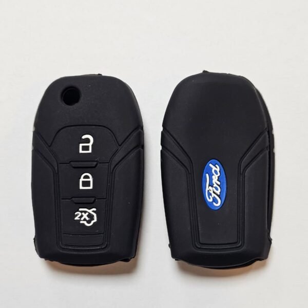 CUBRE LLAVE SILICONA FORD KA NEW NEGRO