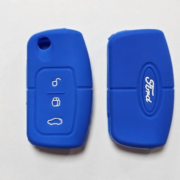 CUBRE LLAVE SILICONA FORD FOCUS 2 - FIESTA - ECOSPORT AZUL