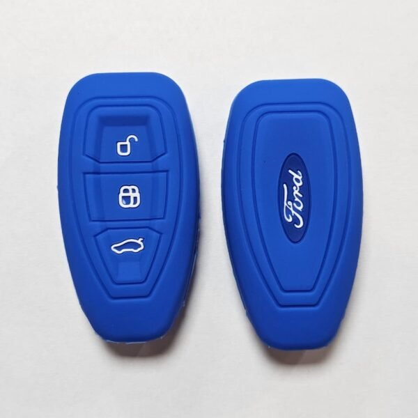 CUBRE LLAVE SILICONA FORD KUGA - MONDEO - FIESTA OVALADA AZUL