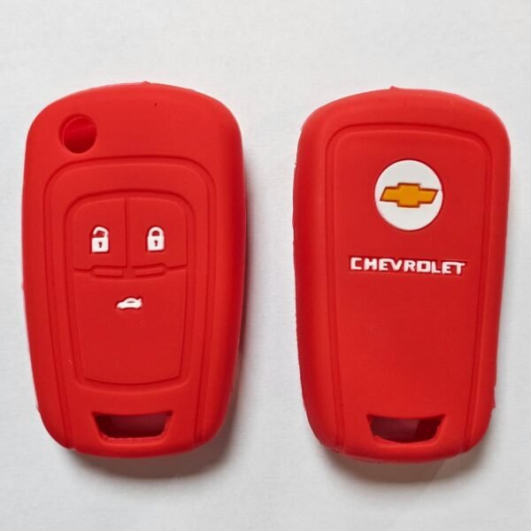 CUBRE LLAVE SILICONA CHEVROLET PRISMA - ONIX ROJO