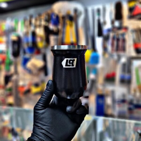 LUSQTOFF MATE ACERO INOX. 300 ML - NEGRO