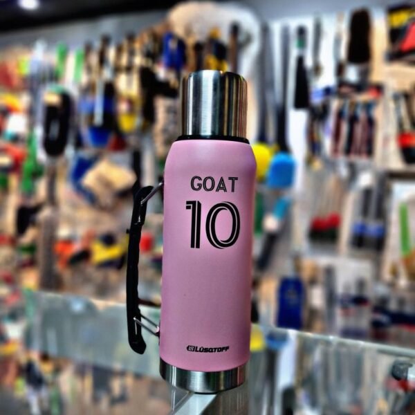 LUSQTOFF TERMO ACERO INOX. 1 LT - ROSA GOAT