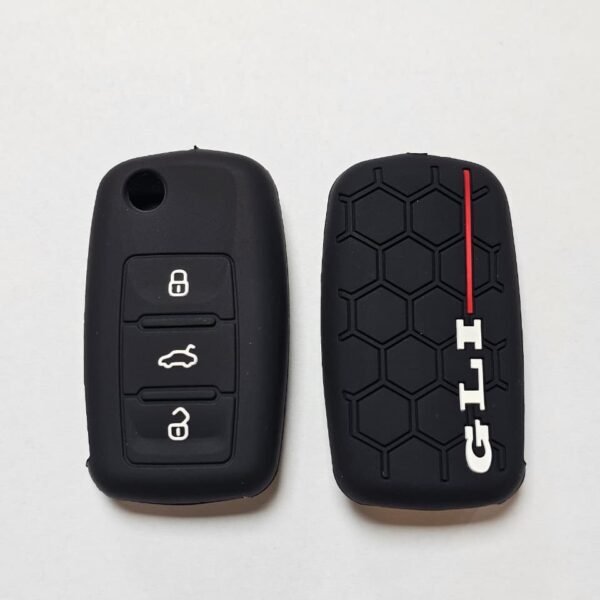 CUBRE LLAVE SILICONA VW GLI VENTO - GOLF NEGRO
