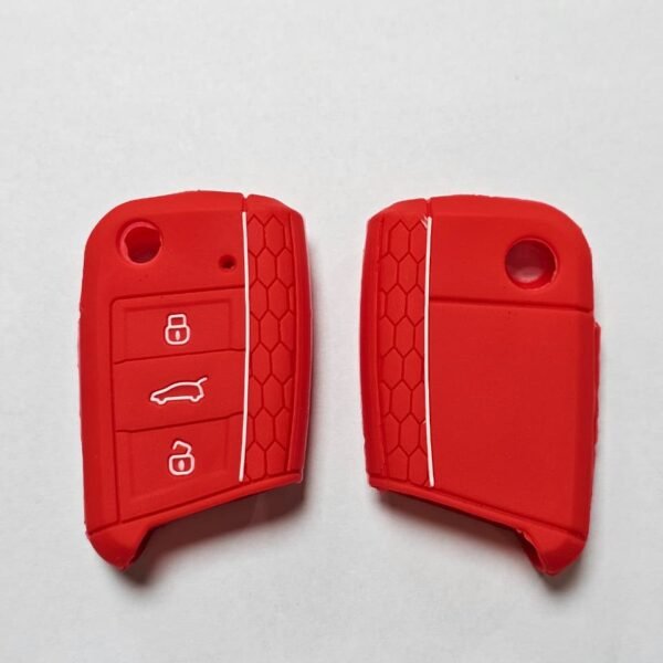 CUBRE LLAVE SILICONA VW MK7 - GTI - VIRTUS ROJO