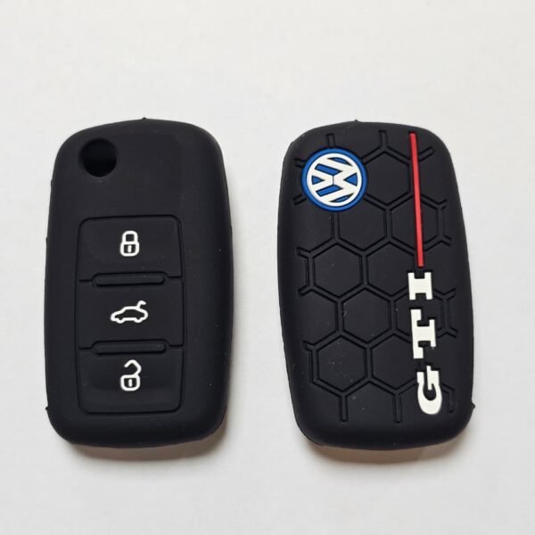 CUBRE LLAVE SILICONA VW GTI GOLF NEGRO