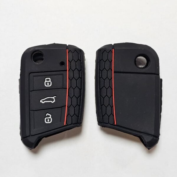 CUBRE LLAVE SILICONA VW MK7 - GTI - VIRTUS NEGRO