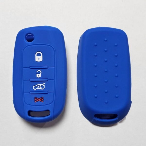 CUBRE LLAVE SILICONA FIAT NUEVO AZUL