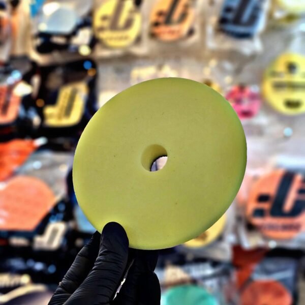 PAD LAFFITTE ROTOORBITAL LISO AMARILLO 5"