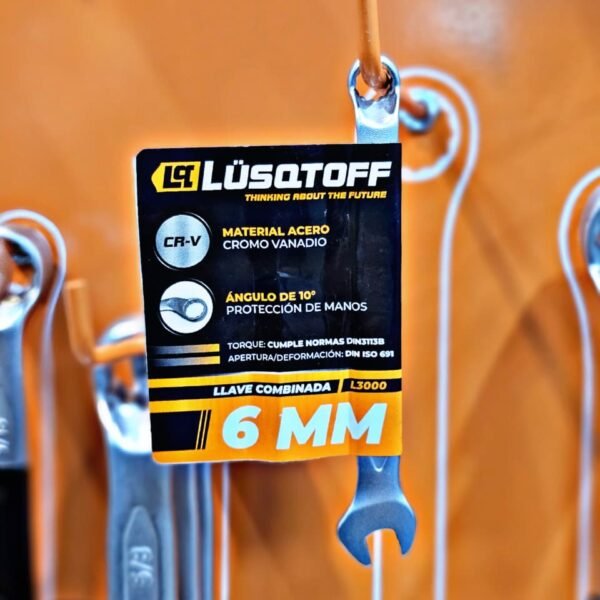 LUQSTOFF LLAVE COMBINADA DE 6 MM