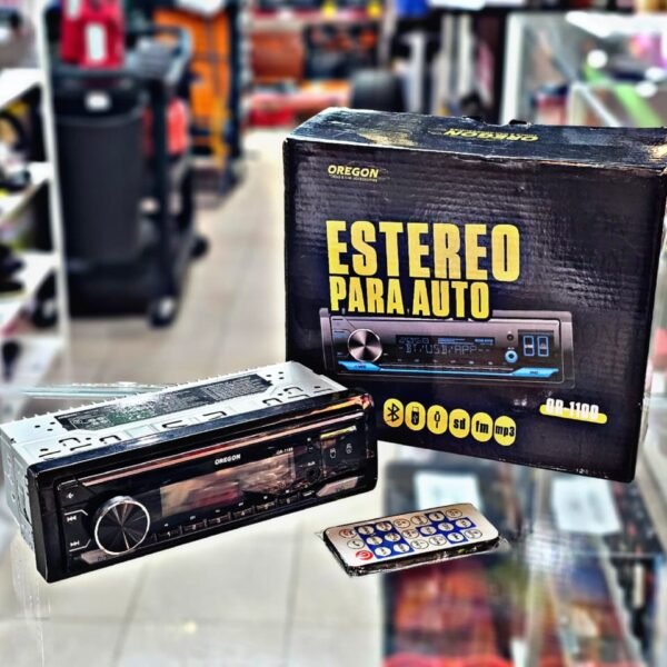 ESTEREO BLUETOOTH 1 DIN FRENTE DESMONTABLE