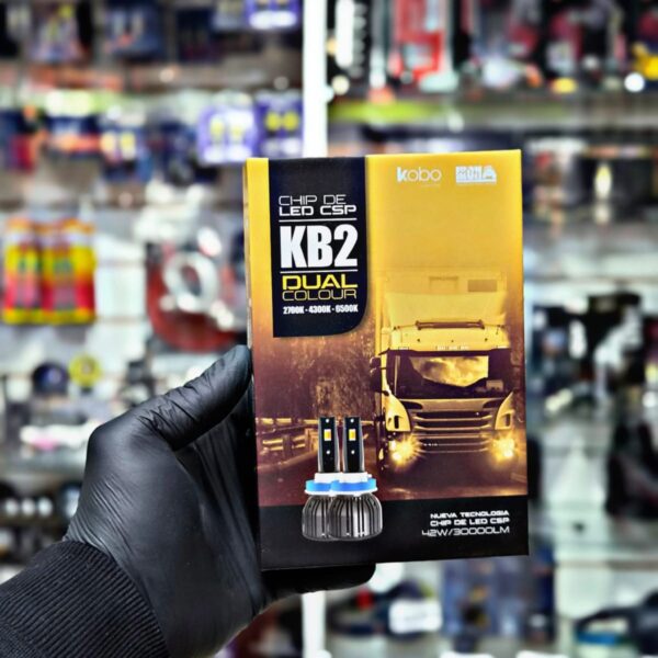 CREE LED KB2 BLANCO + AMBAR H4