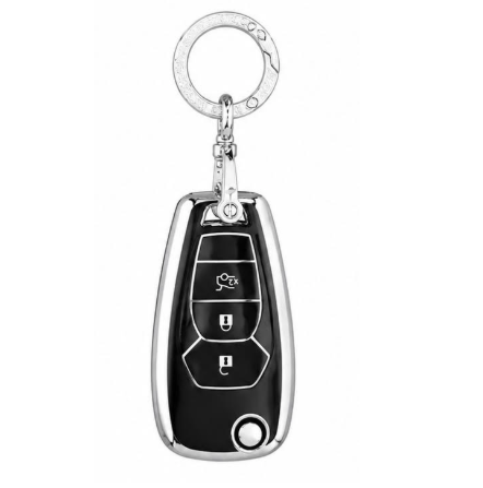 CUBRE LLAVE TPU CHEVROLET ONIX / SPIN / TRACKER / CRUZE 3 BOTONES NAVAJA