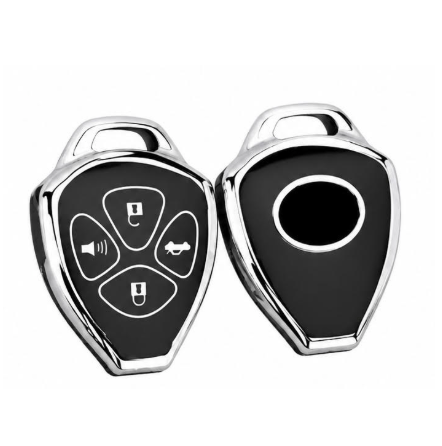 CUBRE LLAVE TPU TOYOTA COROLLA / HILUX / SW4 / RAV4 / ETIOS 4 BOTONES