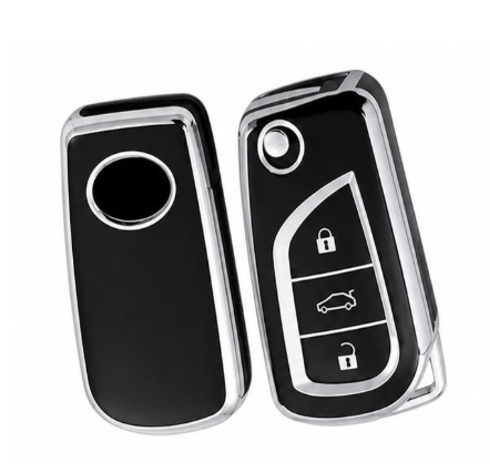 CUBRE LLAVE TPU TOYOTA COROLLA 3 BOTONES NAVAJA