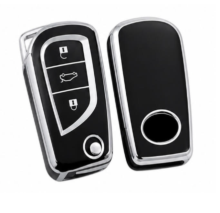 CUBRE LLAVE TPU TOYOTA COROLLA 3 BOTONES NAVAJA