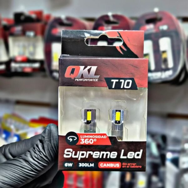LED QKL T10 6W 300LM CANBUS