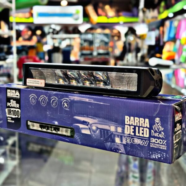 BARRA DE LED HEAVY DUTY 31CM - 40 WATS - 8 CHIP LED